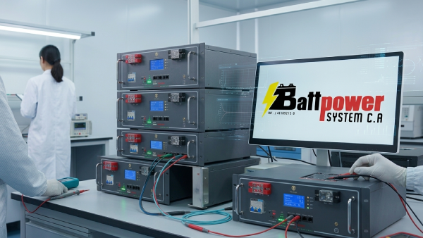 Equipo de BattPower System en laboratorio